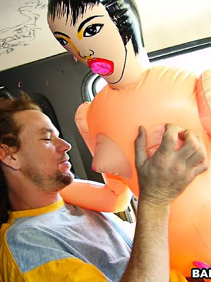 Nikki Nievez takes her tight blue jeans off and rides a throbbin