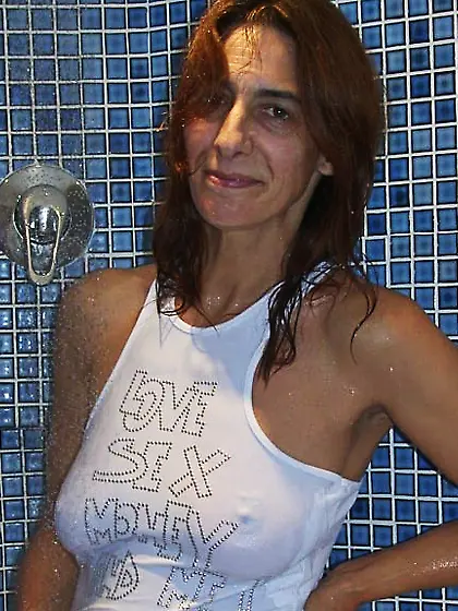 Cougar Jolanda from United Kingdom Shower