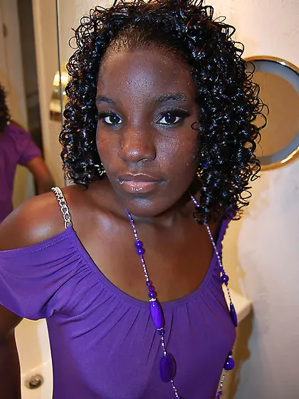 Awesome ebony milf pink