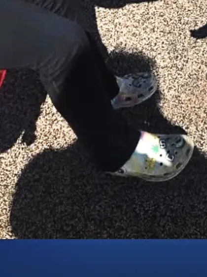 Cheryl's feet and her moms feet