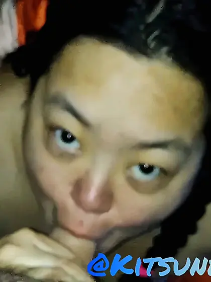 Fat Asian Slut KitsunePhantasy Sucking Cock