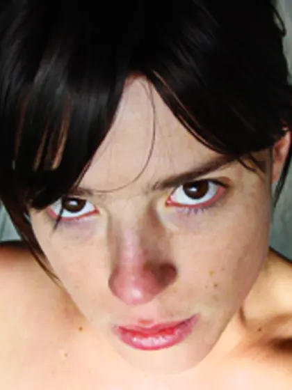 Black haired teen mirella