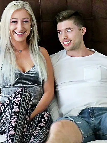 Handsome hunk and his girlfriend fuck hard