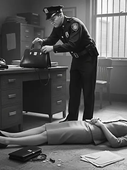 Film Noir Crime Scene