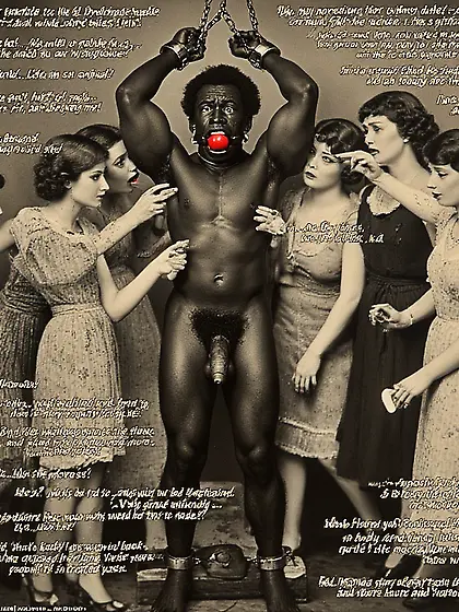 Black Slave Auction - Inspection