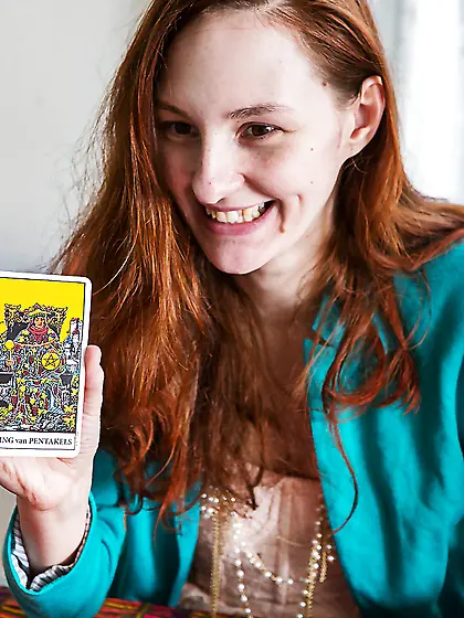 Barefoot redhead lesbian