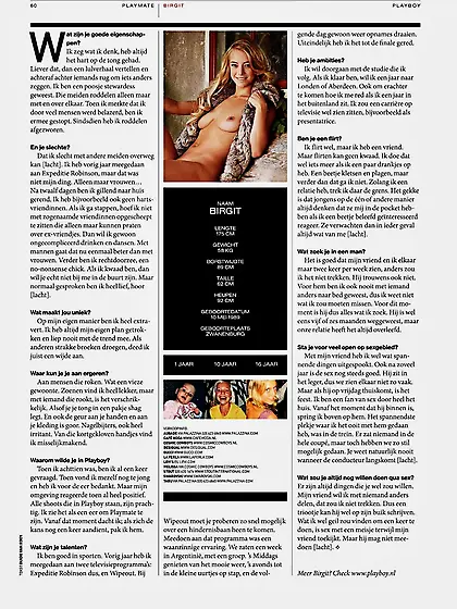 Birgit Aarsman Photoshoot