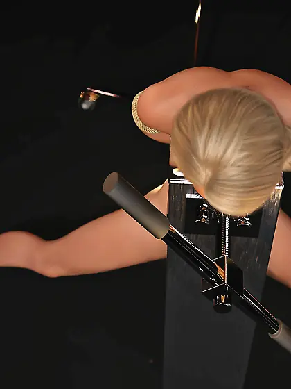 Barbara’s dead body after garrote – dead girl