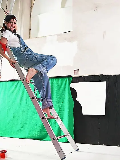 Daniela masturbates not only