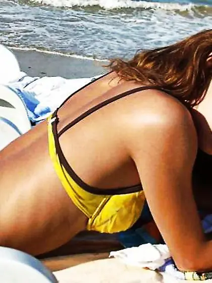 Bulgarian Beach Ladies from Dark-Hued River - XI