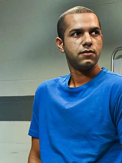 Skinny dude asshole examined