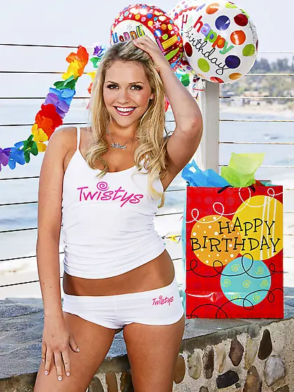 Newly legal blonde teen strips to show of her gorgeous body outd