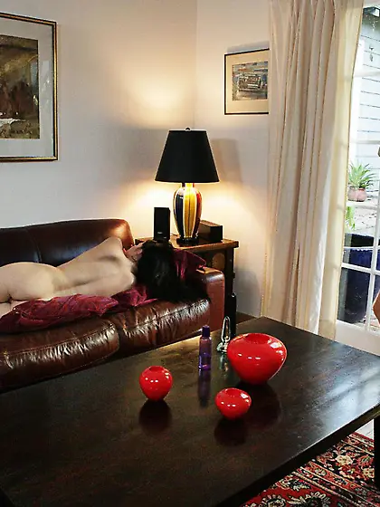 Sweet young Jenna Ross and her hot GF share a sensual lesbian to