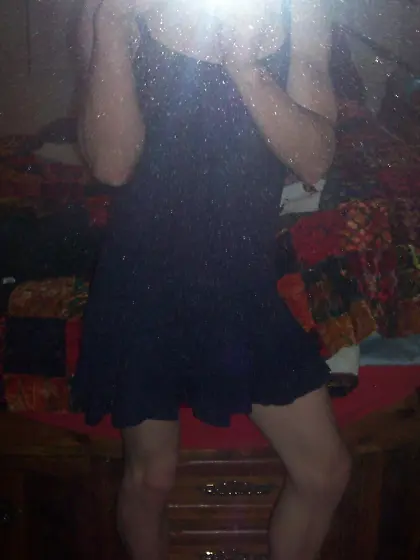 Crossdresser Samantha as a teen