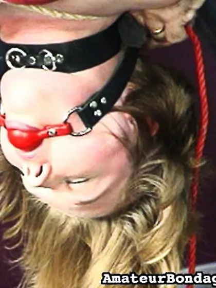 Chubby blonde teen clothespins