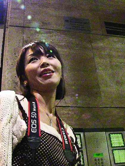 Fresh petite brunette shower