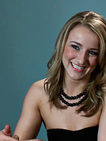 Blonde enslaved chick enthusiastic