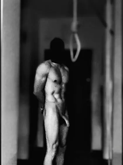 My boyfriend waiting for his execution.  Now is my