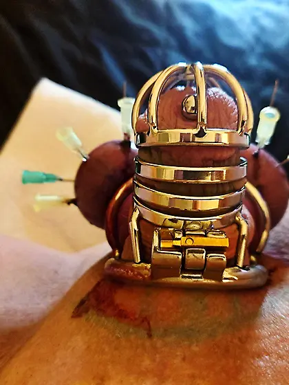 another needle torture in cam session