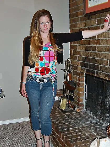 Stunning redhead wife naked