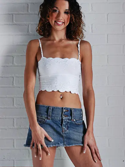 Cute chick pose skinny