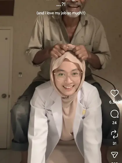 Drg Caca pornstar muslimah indo