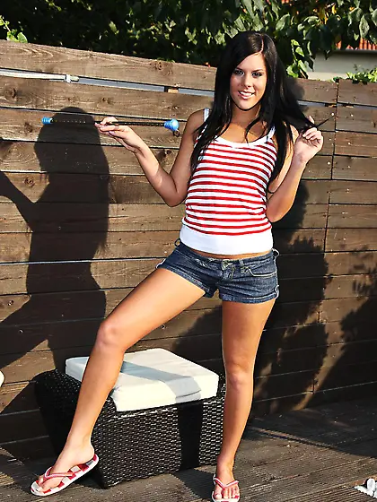 Model Madison Parker at AlsScan,  Gallery Back Yard Play.  25. 03. 2