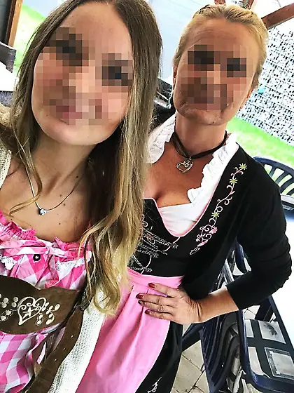 Mutter Beate mit Tochter Lena 1
