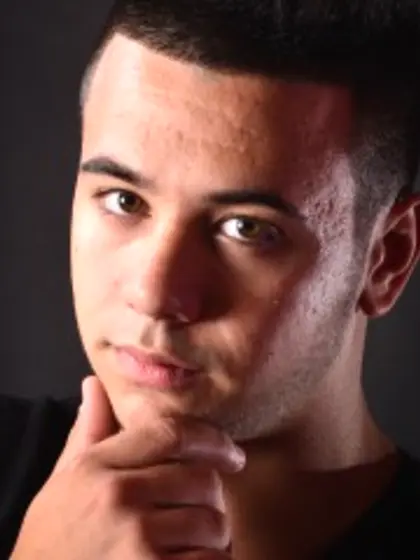 Brunette Young Man Cody Love Balls/Beads.