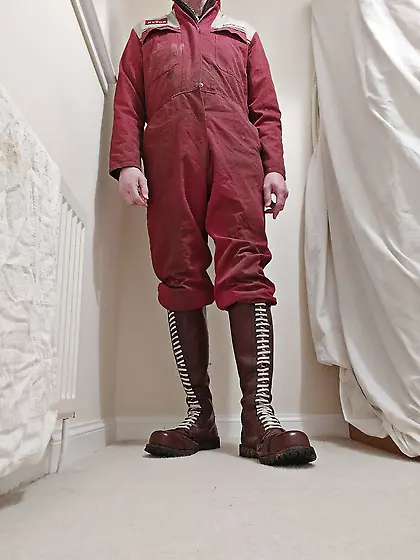 Skinhead boots gay bondage cbt