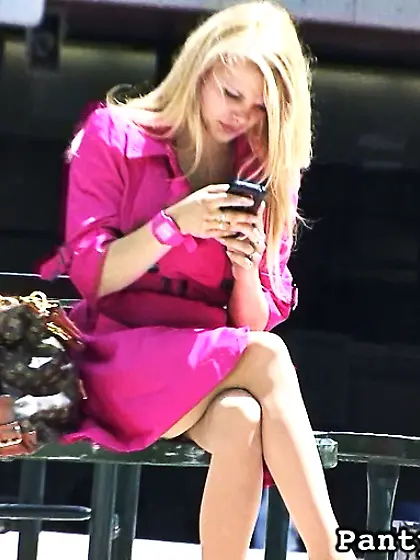 Dreamy blonde picked public