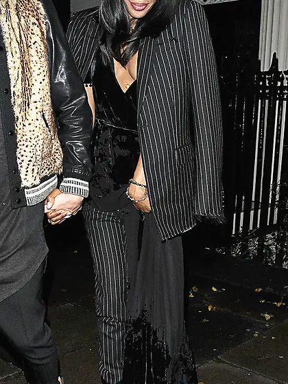 Naomi Campbell Nip Slip Leaving Madonna’s Party In Lon
