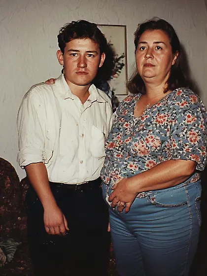 When father left the house,  Mom and I grew closer