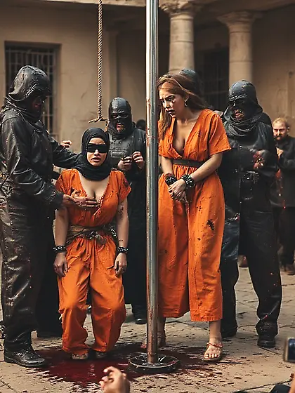 Prisoner of war being executed