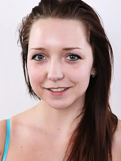 Seductive young brunette fresh