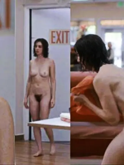 naked actress Alison Brie collage