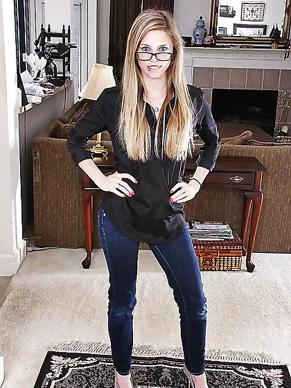 Teen stripping first time