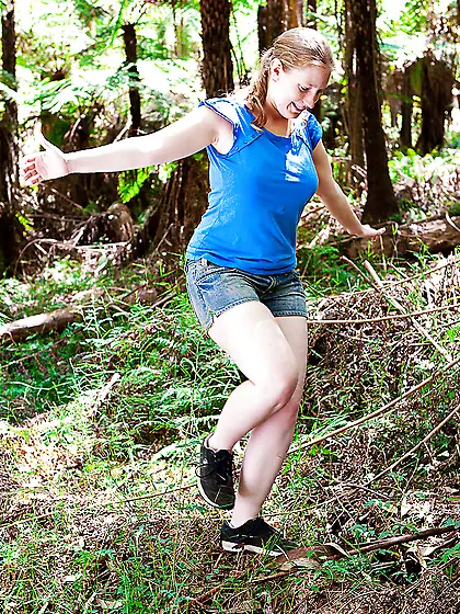 Tubby girl with sexy panties is going to show what she can