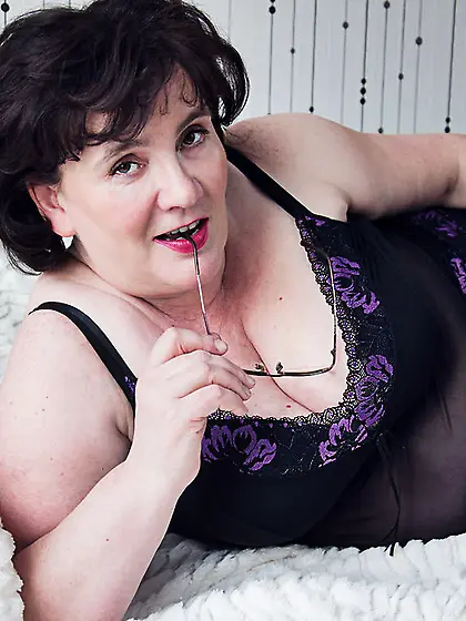 White mature brown hair