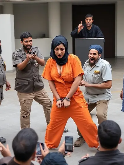 Prisoner of war being executed