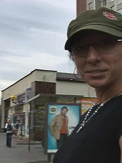 Slender blonde small tits