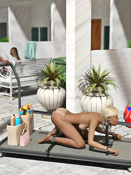 Dead Girl Impaled,  Cannibalism,  BBQ,  Spitroast