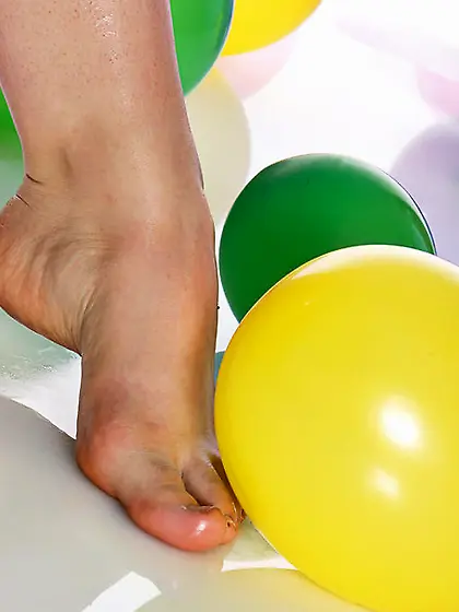 Raven-haired beauty oiled-up ready