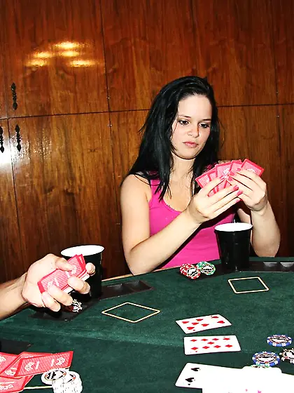 Kinky friends play strip poker and soon find themselves enjoying