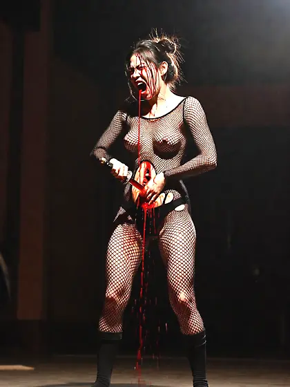 Kunoichi Gunshot Gore (AI)