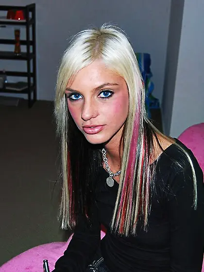 Sexy blonde year licked