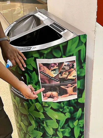 Cruel girl exposing her ex public