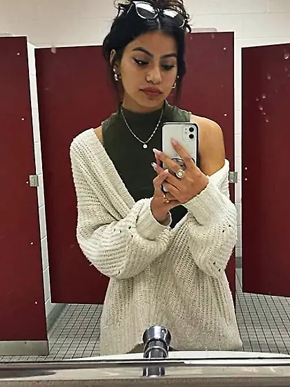 Petite Latina Exposed