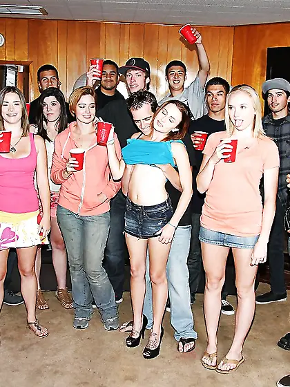 Slutty gangbang hardcore