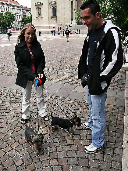 Busty blonde in pink panties licked and dicked by a big-dicked g